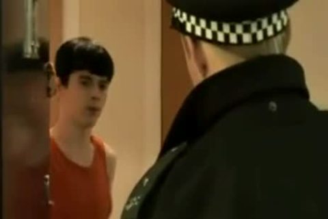 Policeboy Alex Stevens bonks legal age teenager Damion