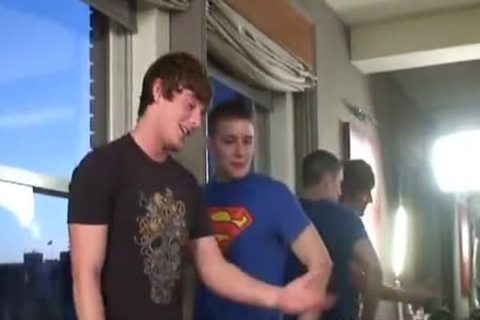 Brent Corrigan receives Double Dicked By filthy teens