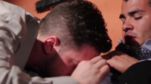 Warehouse encounter - Andrew Stark and Enrique Romo anal pound