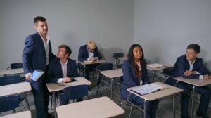 Projecting shlong - Johnny Rapid with Grant Ryan a bit of pooper