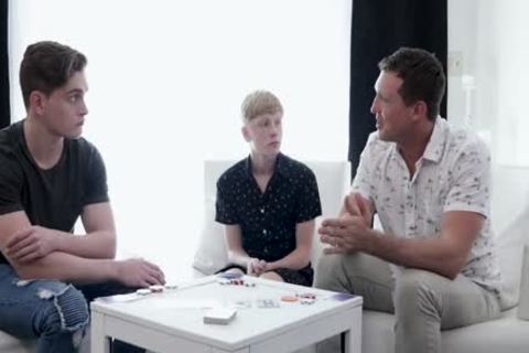 Pierce Paris bonks naked With Jay Tee & Caleb Anthony