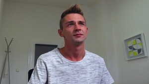 Skinny and hirsute man acquires slammed sideways on web camera