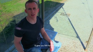 Bus stop cutie acquires face-fucked previous to riding ramrod