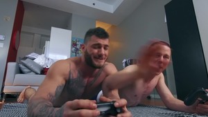 DrillMyHole.com - Piercing big cock Theo Ross face fuck