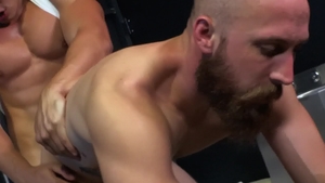 American Axel Kane in company with Dustin Steele doggy fuck