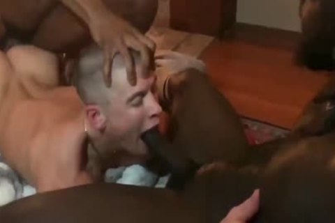 Smoking tight raw Interracial group nail