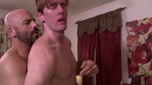 IconMale: Hairy Dirk Wakefield helps with hard pounding