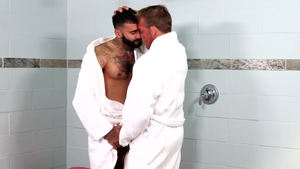 MenOver30.com: Caucasian Tristan Brazer is so tattooed gay