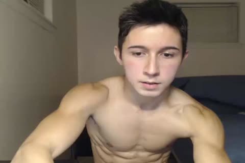 tasty Muscle Hunk On web camera 2