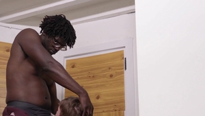Black Godz: Darron Bluu & tight Devin Trez gagging