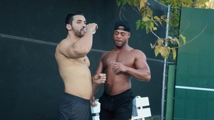 Hot House: First time nailing with tight ebony bodybuilder