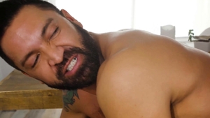 FetishMen - Furry Dominic Pacifico hard getting a facial