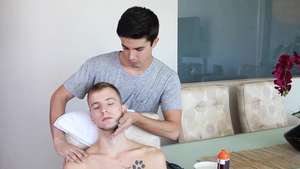 GayRoom - Calvin Cuffs together with Mike Chambers gets plowed