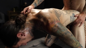 ManUpFilms - Bareback hard ramming next to gay Christian Wilde