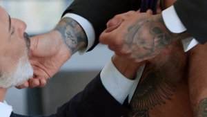 Men.com: Spit with inked Papi Kocic and athletic Adam Franco