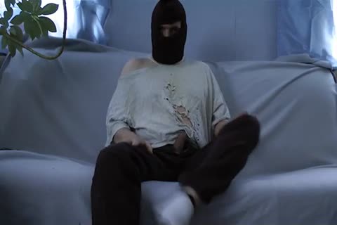 The Ghost is ripping his Shirt and is cumming in Undies !