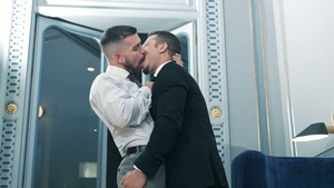 Raw Desire Rips Through His Suit Jacket